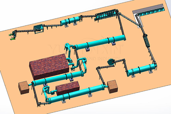 20 TH biofertilizer granulation line