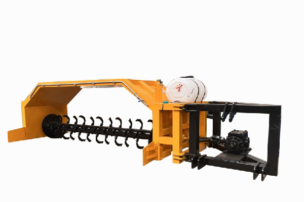 Tractor-pulled compost turner