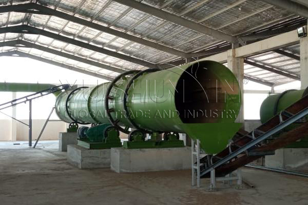 a drum granulation machine