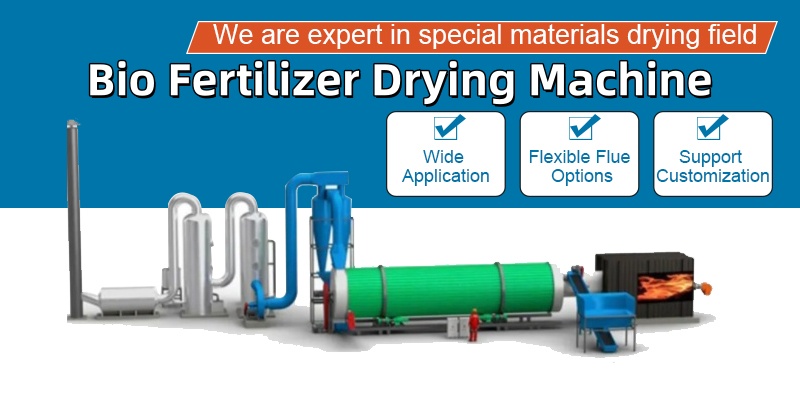 Bio fertilizer drying machine