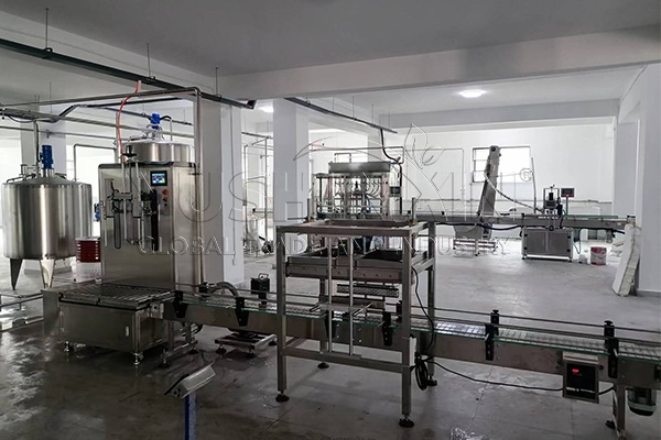 automatic liquid fertilizer filling system