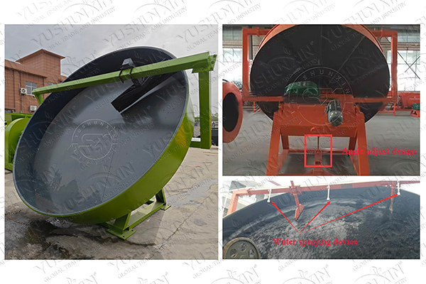 Pan granulator designs